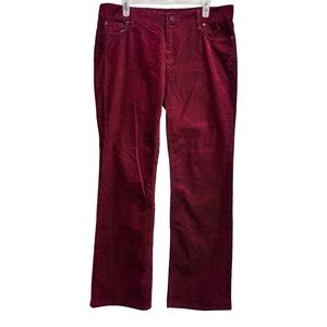 J. Crew Burgundy Straight Leg Pants